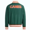 Miami Hurricanes Green Coaches Dugout Jacket for sale
