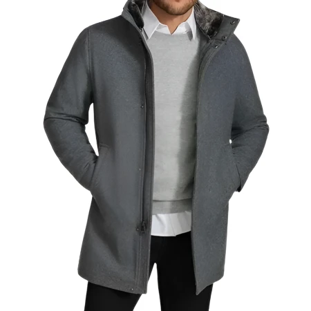 Michael Graziadei The Young and The Restless Wool Grey Jacket