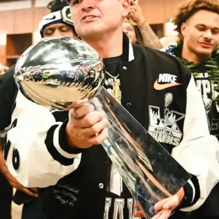 Mike Macdonald Seattle Seahawks Super Bowl LX Jacket for sale