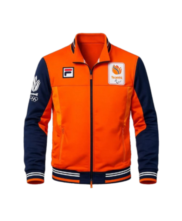 Milano Cortina 2026 Team Netherland Rintje Ritsma Orange and Blue Varsity