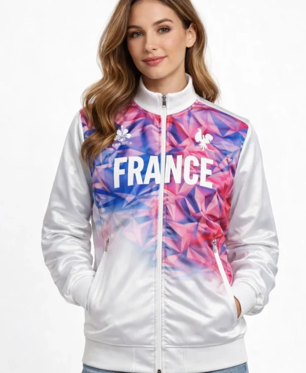 Milano Cortina Olympic 2026 France bomber Jacket