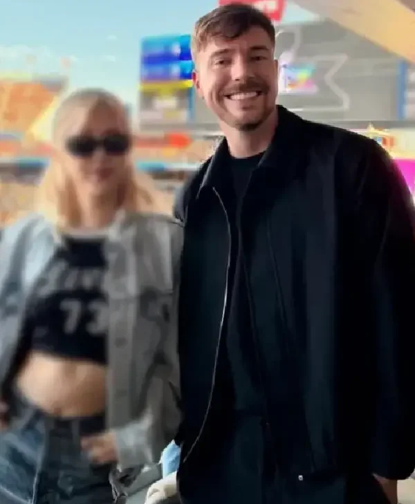 MrBeast Super Bowl 2026 Black Jacket