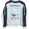 Mustang Mexico Vintage Racing Leather Jacket for sale