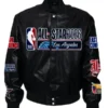 NBA All-Star 2026 Black Leather Jacket