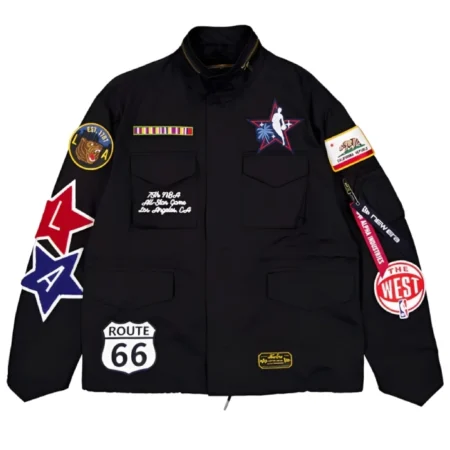 NBA All-Star Game 2026 Black Field Jacket