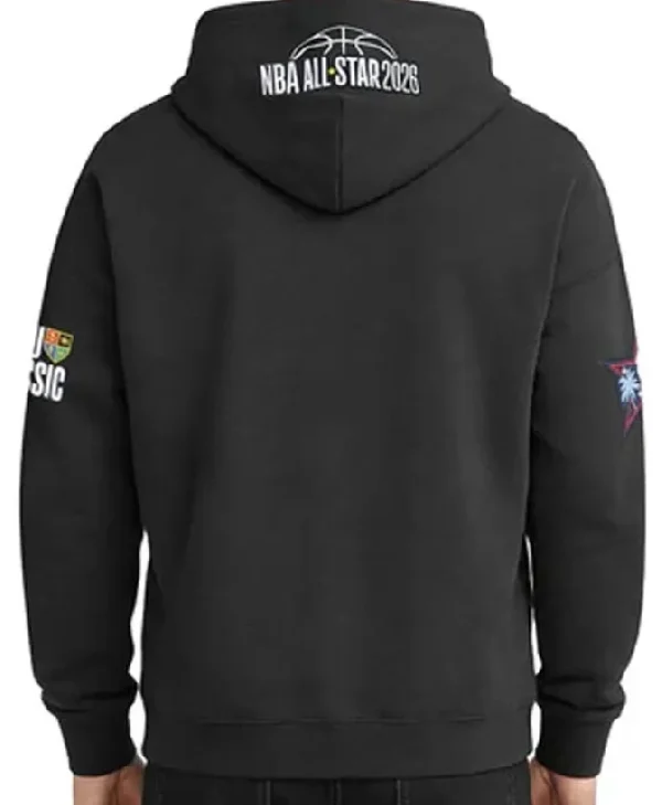 NBA X HBCU Classic 2026 Black Hoodie back