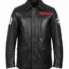 NBHA Open World Black Leather Jacket