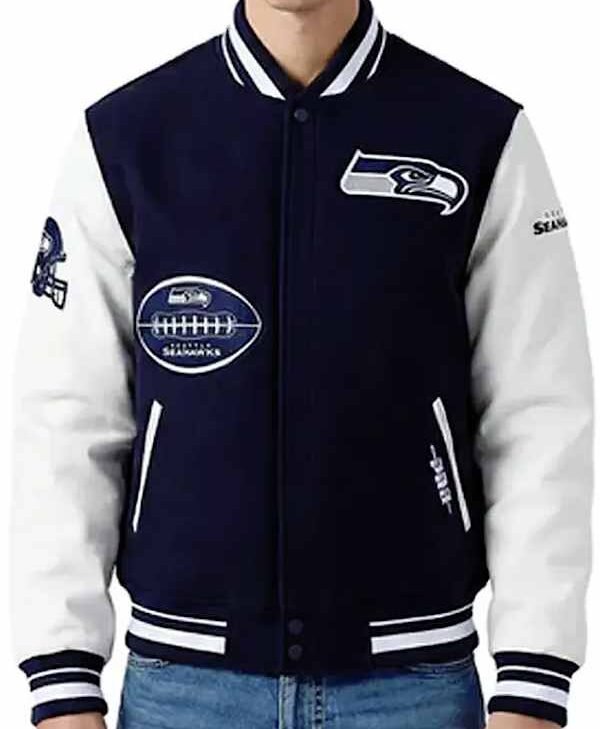 NFL Seattle Seahawks Wool Varsity Jacket