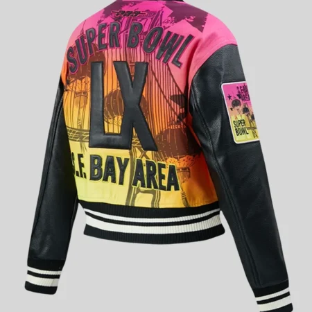 NFL Super Bowl LX Varsity Jacket for sale