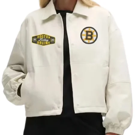 NHL Boston Bruins Cream Jacket