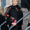 NYFW floral coat Martha Stewart design