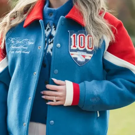 New York Rangers Centennial Season Varsity Jacket