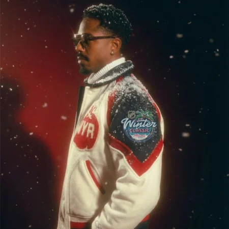 New York Rangers Winter Classic Red and White Jacket