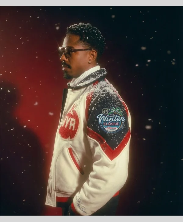 New York Rangers Winter Classic Red and White Jacket
