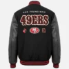Nike x San Francisco 49ers Destroyer Black Varsity Jacket