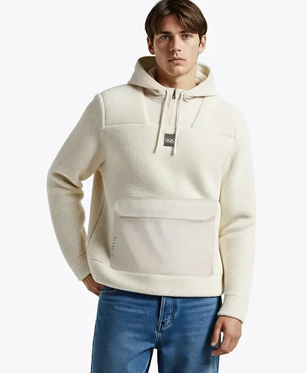 Olympic Micro Fleece Quarter Zip Hoodie