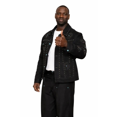 Omar Sy The Killer denim jacket for men