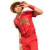 One Piece S02 Monkey D Luffy Red Costume
