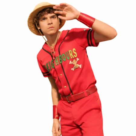 One Piece S02 Monkey D Luffy Red Costume