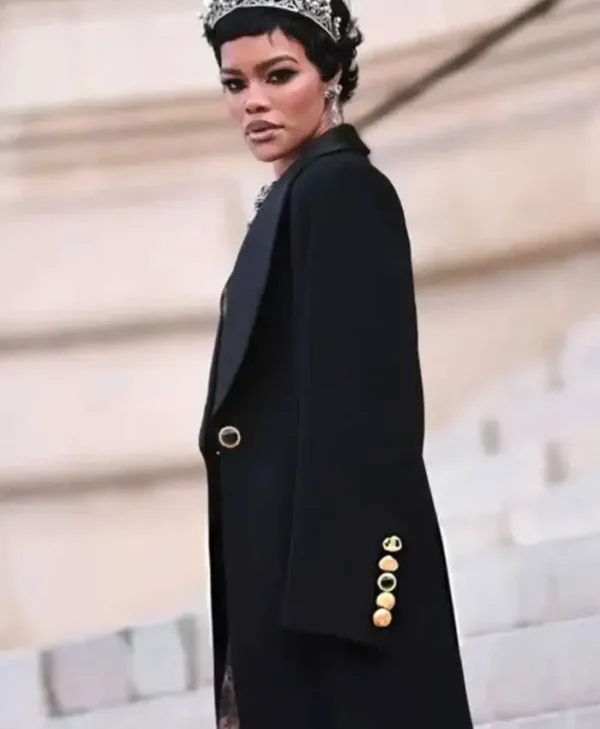 PFW 2026 Teyana Taylor Black 2026 Coat