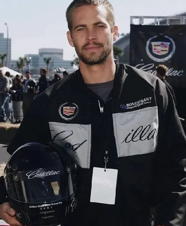 Paul Walker Racing black Jacket