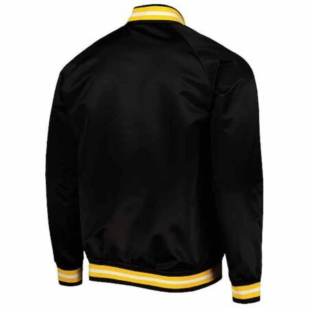 Penguins Black Satin Jacket