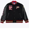 Philadelphia 76ers Black Hardwood Classics 76 Jacket