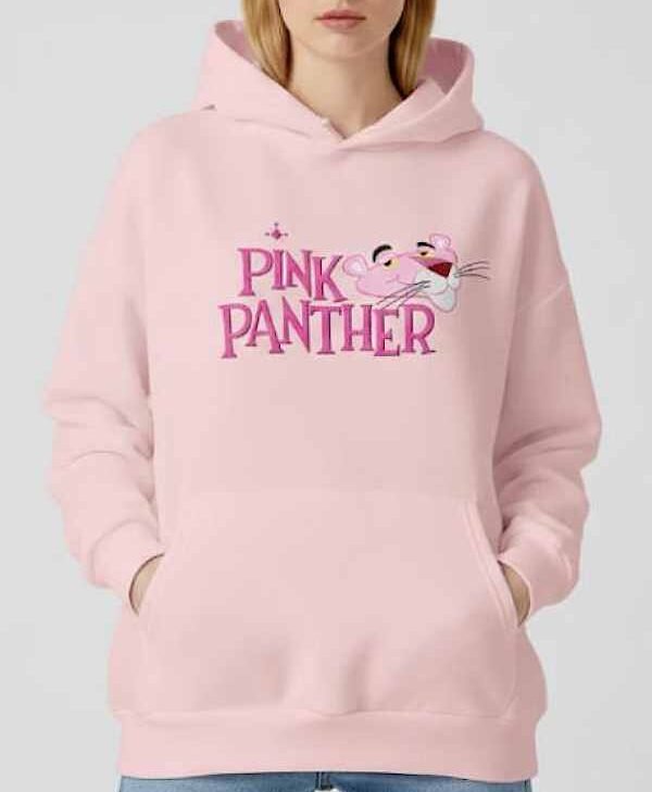 Pink Panther Printed Hoodie