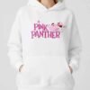 Pink Panther Printed white Hoodie