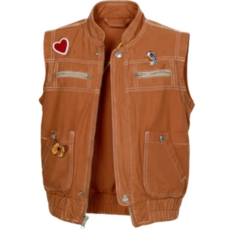 Punky Brewster Brown Vest