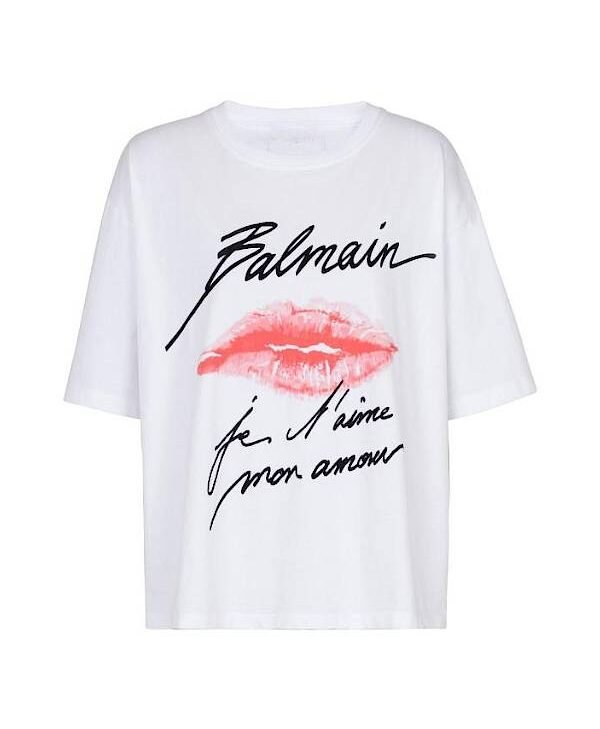 Amanda Frances RHOBH S15 White Lip Print Tee