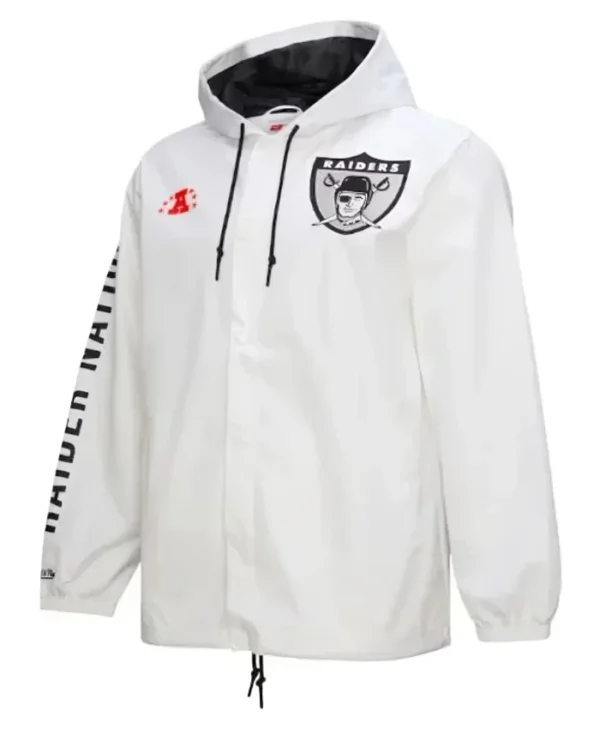 Raiders White Hoodie