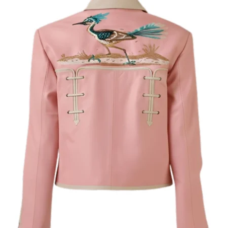 Rodeo Chaparral Pink Leather 2026 Jacket