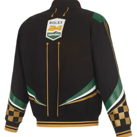 Rolex 24 Daytona Black Cotton Twill Jacket back