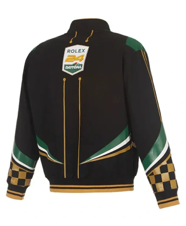 Rolex 24 Daytona Black Cotton Twill Jacket back