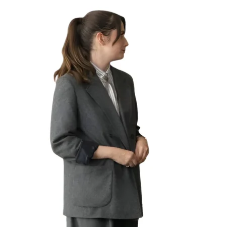 Rooster Charly Clive Grey Wool Blazer