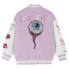 Rosie Love Eyes Stegaro Varsity Jacket for sale