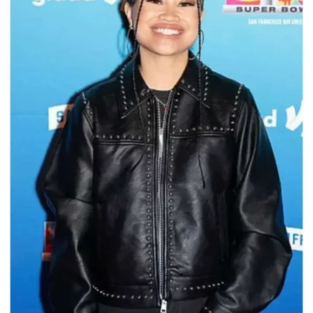 Ruby Ibarra Black Leather Jacket