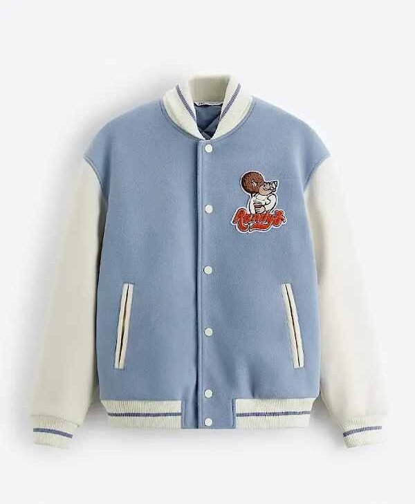 Ryan Gosling Randy’s Donuts Varsity blue Jacket