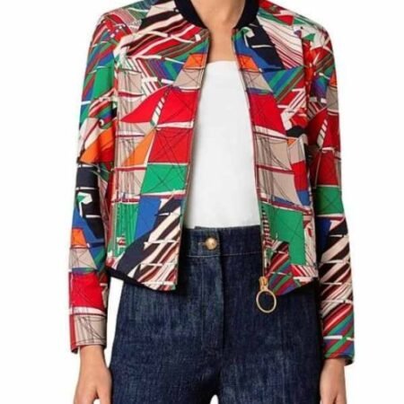 Sail Print Bomber Jacket