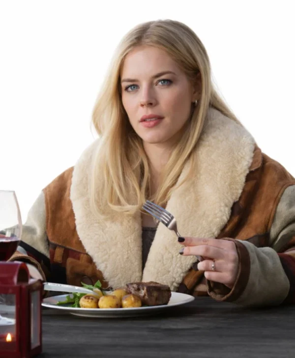 Samara Weaving Suede Jacket