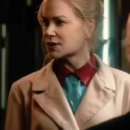 Scarpetta 2026 Nicole Kidman Pink Coat