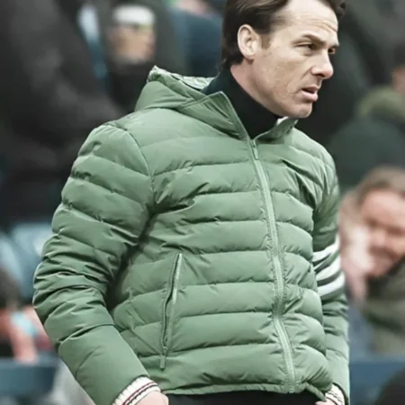 Scott Parker Green Puffer Jacket For Sale