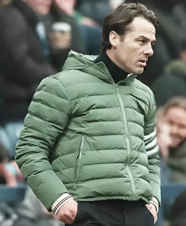 Scott Parker Green Puffer Jacket For Sale