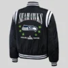 Seahawks Super Bowl LX Champions Full-Snap black Bomber Jacket