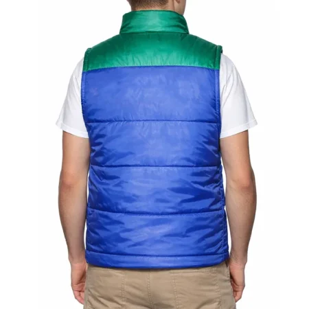 Seattle Seahawks Blue and Green Puffer Vest for sale