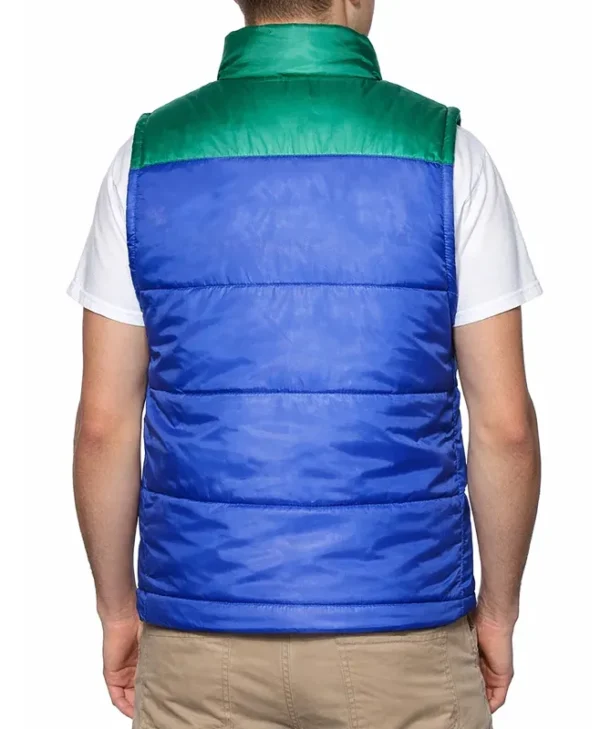 Seattle Seahawks Blue and Green Puffer Vest for sale