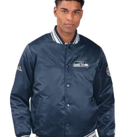 Seattle Seahawks Two-Time Super Bowl Champions Varsity Jacket