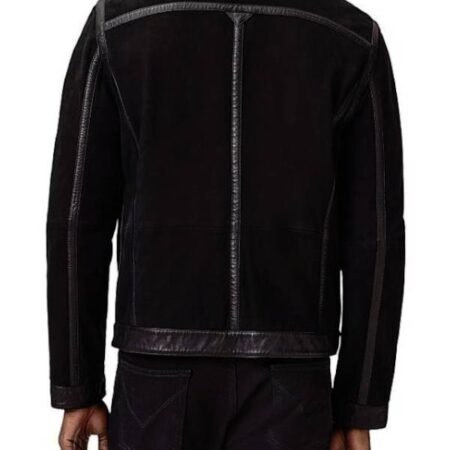 Shifting Gears S2 Tim Allen Black Suede Jacket back