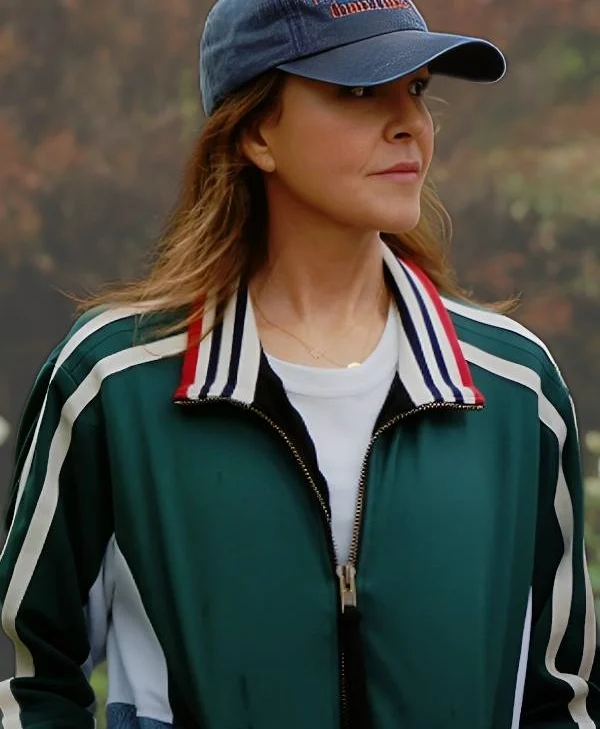 Shrinking S03 Christa Miller Denim Zip Jacket